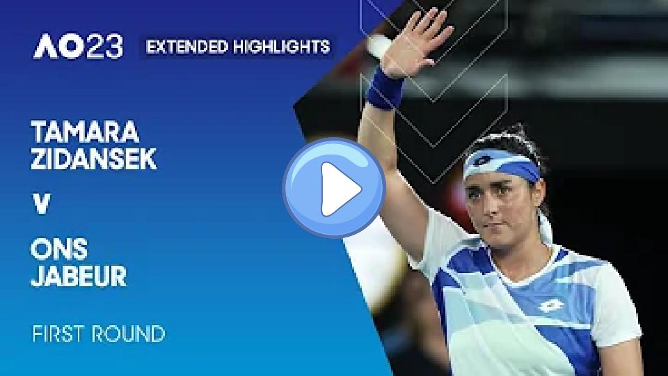 Play video: Tamara Zidansek vs Ons Jabeur Extended Highlights | Australian Open 2023 First Round Video thumb: Tamara Zidansek vs Ons Jabeur Extended Highlights | Australian Open 2023 First Round