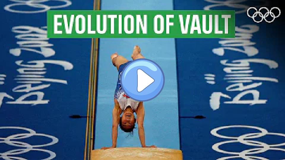 Play video: Evolution of the Women's Vault at the Olympics! Video thumb: Evolution of the Women's Vault at the Olympics!