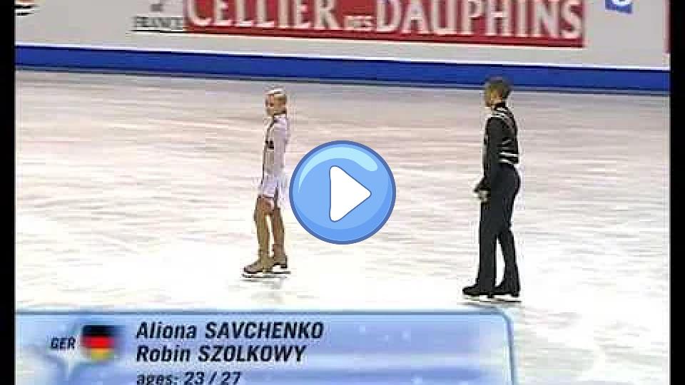 Play video: Aliona Savchenko & Robin Szolkowy, Germany, LS Skate 2007 - Gold Video thumb: Aliona Savchenko & Robin Szolkowy, Germany, LS Skate 2007 - Gold