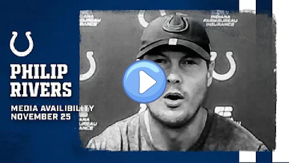 Play video: Philip Rivers on Toe Injury, Comfort in Offense Video thumb: Philip Rivers on Toe Injury, Comfort in Offense