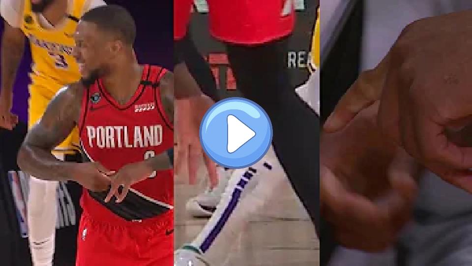 Play video: Damian Lillard Nasty Injury | Lakers vs. Blazers Game 2 Video thumb: Damian Lillard Nasty Injury | Lakers vs. Blazers Game 2