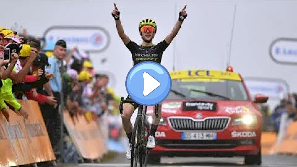 Play video: Simon Yates is a mountain GOAT. Video thumb: Simon Yates is a mountain GOAT.