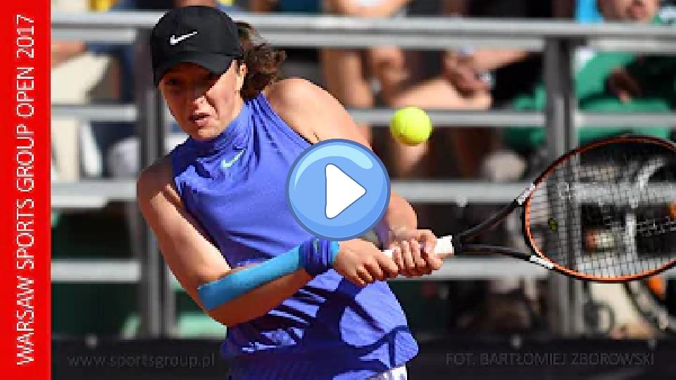Play video: WSG Open 2017 - Iga Świątek (POL) / Martina Trevisan (ITA) Video thumb: WSG Open 2017 - Iga Świątek (POL) / Martina Trevisan (ITA)