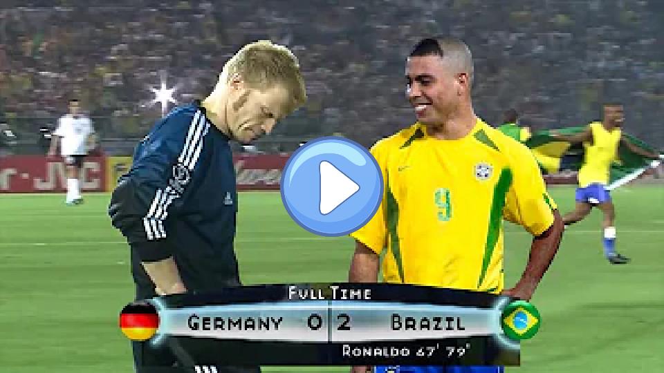 Play video: Oliver Kahn will never forget Ronaldo Nazário's performance in that match. Video thumb: Oliver Kahn will never forget Ronaldo Nazário's performance in that match.