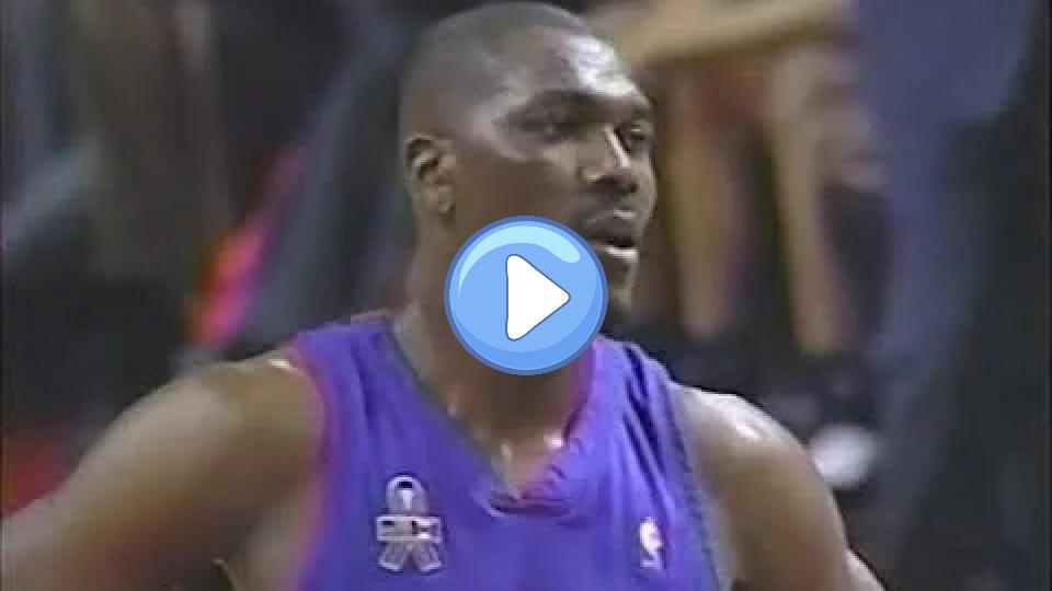 Play video: Hakeem Olajuwon's Final Double-Digit Performance (2002 Playoffs) Video thumb: Hakeem Olajuwon's Final Double-Digit Performance (2002 Playoffs)