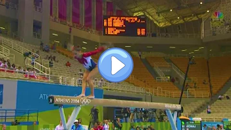 Video thumb: Mohini Bhardwaj (USA) - 2004 Athens Olympics Prelims - Balance Beam - Score: 9.350