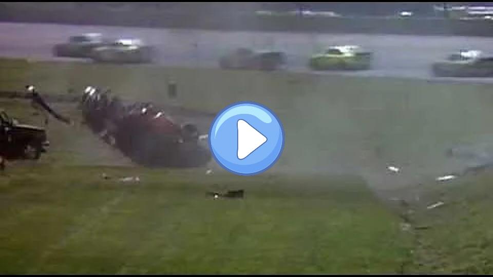Play video: Davey Allison's 1992 flip at Pocono Video thumb: Davey Allison's 1992 flip at Pocono