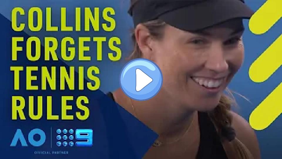 Play video: Danielle Collins forgets how tennis tiebreaks work! | Wide World of Sports Video thumb: Danielle Collins forgets how tennis tiebreaks work! | Wide World of Sports