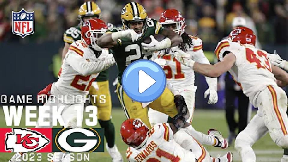 Play video: Kansas City Chiefs vs. Green Bay Packers | 2023 Week 13 Game Highlights Video thumb: Kansas City Chiefs vs. Green Bay Packers | 2023 Week 13 Game Highlights