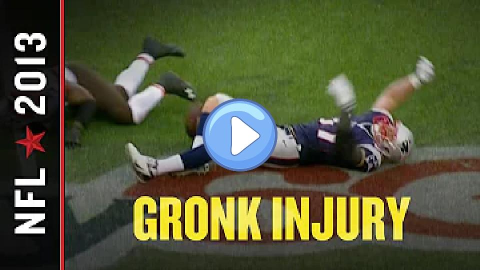 Play video: Rob Gronkowski Injury: Patriots TE Suffers Knee Injury Against Browns Video thumb: Rob Gronkowski Injury: Patriots TE Suffers Knee Injury Against Browns