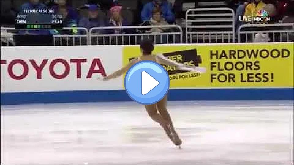 Video thumb: Karen Chen's performance in the Ladies Short Program at the 2017 US Figure Skating Championships.