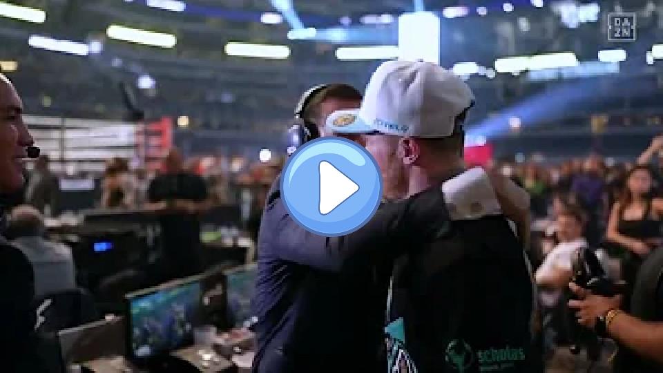 Play video: Canelo and Julio Cesar Chavez Sr. Embrace Video thumb: Canelo and Julio Cesar Chavez Sr. Embrace