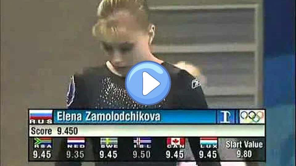 Play video: Elena Zamolodchikova (RUS) - 2004 Olympic Games - Vault Event Final Video thumb: Elena Zamolodchikova (RUS) - 2004 Olympic Games - Vault Event Final