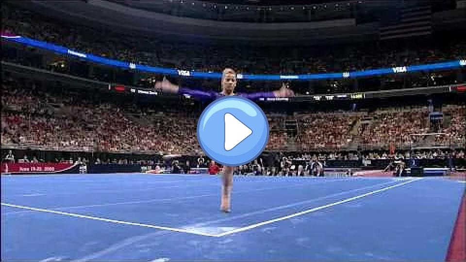 Play video: Alicia Sacramone - Floor Exercise - 2008 Olympic Trials - Day 2 Video thumb: Alicia Sacramone - Floor Exercise - 2008 Olympic Trials - Day 2