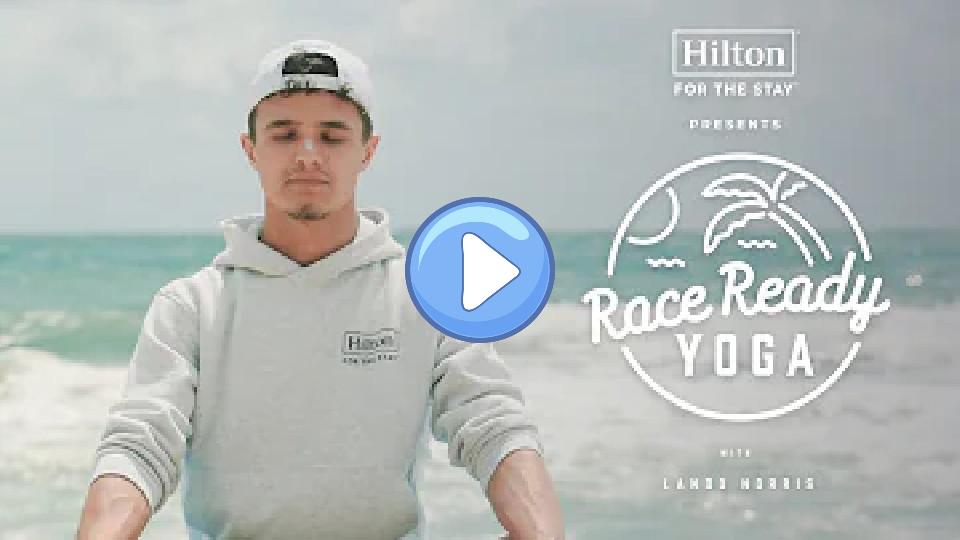 Play video: Lando Norris’s Yoga Routine (Getting Race Ready) | Hilton Video thumb: Lando Norris’s Yoga Routine (Getting Race Ready) | Hilton
