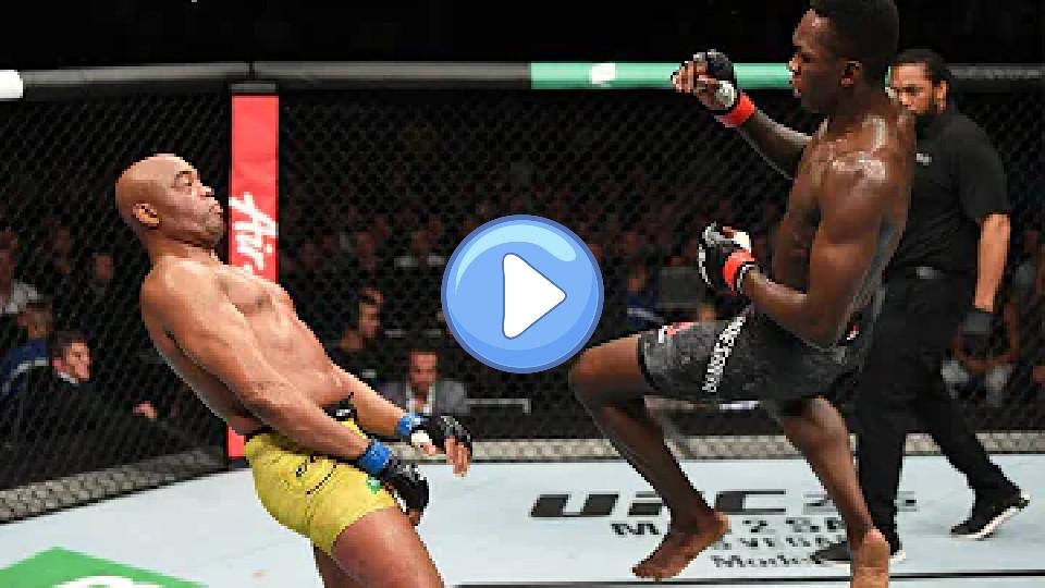 Video thumb: Israel Adesanya and Anderson Silva Cross Paths | UFC 234, 2019 | On This Day