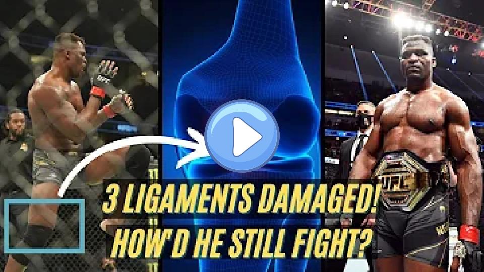 Play video: Expert Explains Francis Ngannou's Knee Injury, Timeline & Tactics for UFC 270 Video thumb: Expert Explains Francis Ngannou's Knee Injury, Timeline & Tactics for UFC 270