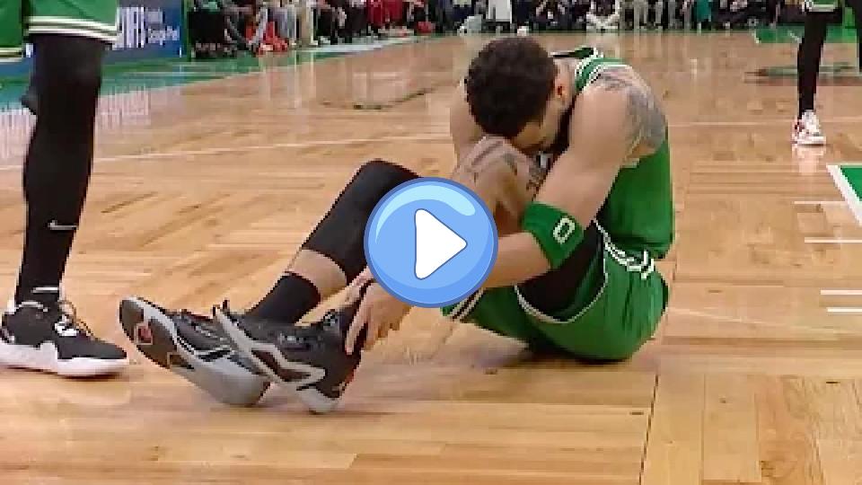 Play video: Jayson Tatum Injures Ankle on First Play of Game 7 Video thumb: Jayson Tatum Injures Ankle on First Play of Game 7