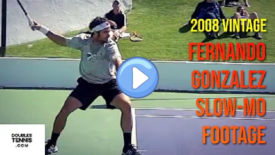 Play video: 2008 Vintage Fernando Gonzalez Slow-Mo Footage Video thumb: 2008 Vintage Fernando Gonzalez Slow-Mo Footage