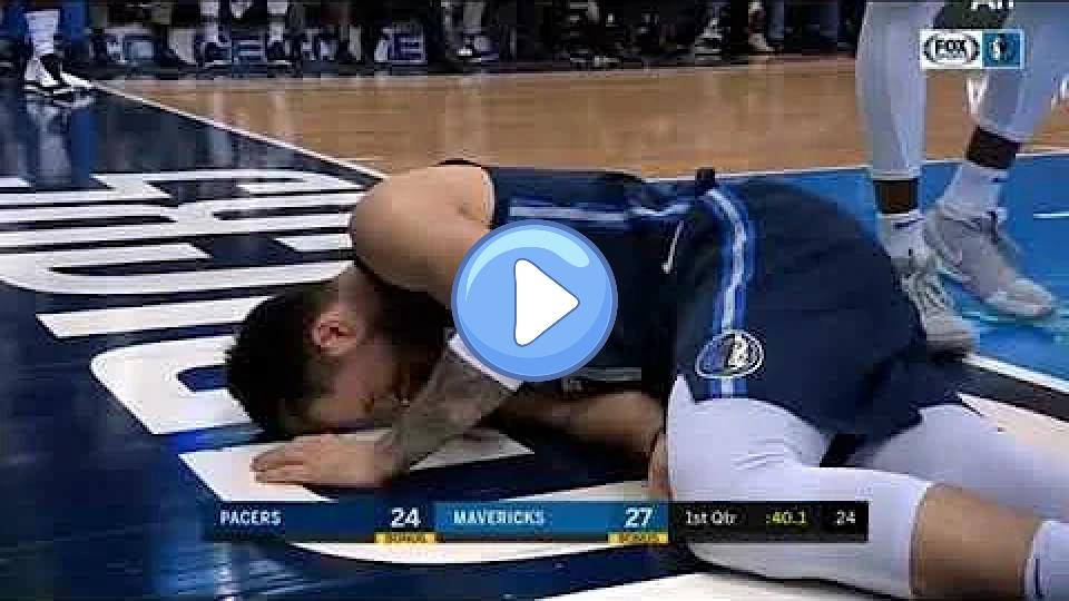 Play video: Luka Doncic Gets Injured During Match and Loses a Shoe Video thumb: Luka Doncic Gets Injured During Match and Loses a Shoe