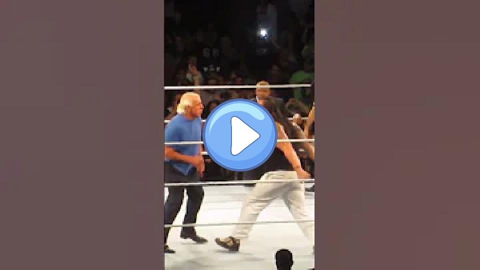 Play video: Ric Flair's botch caused Bray Wyatt's head injury, and Triple H checked on him. #shorts #WWE Video thumb: Ric Flair's botch caused Bray Wyatt's head injury, and Triple H checked on him. #shorts #WWE