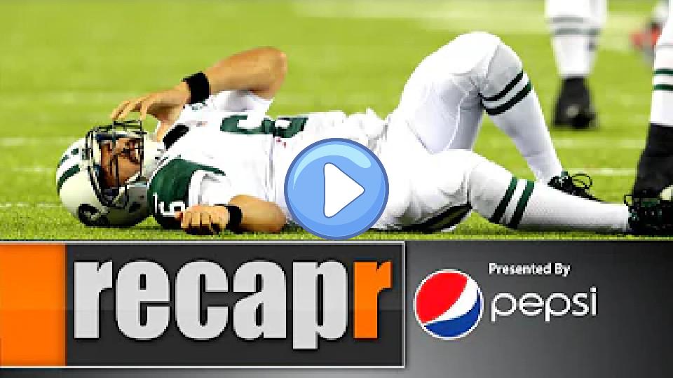 Play video: Recap presented by Pepsi: Mark Sanchez diagnosed with a labral tear in his right shoulder Video thumb: Recap presented by Pepsi: Mark Sanchez diagnosed with a labral tear in his right shoulder