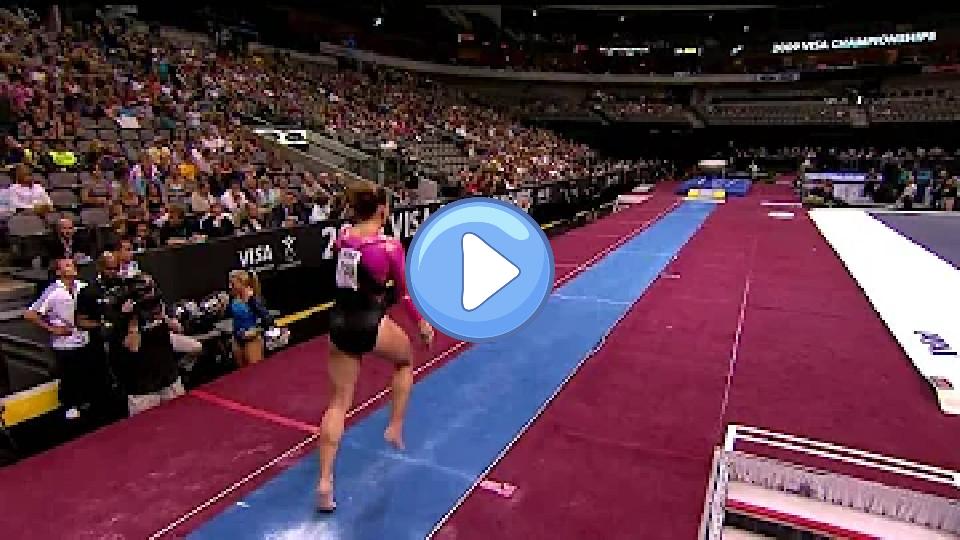 Play video: Jana Bieger - Vault - 2009 Visa Championships - Women's - Day 1 Video thumb: Jana Bieger - Vault - 2009 Visa Championships - Women's - Day 1