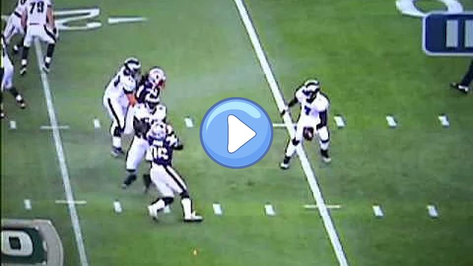 Play video: Michael Vick's Injury vs. Patriots: A Video Breakdown Video thumb: Michael Vick's Injury vs. Patriots: A Video Breakdown
