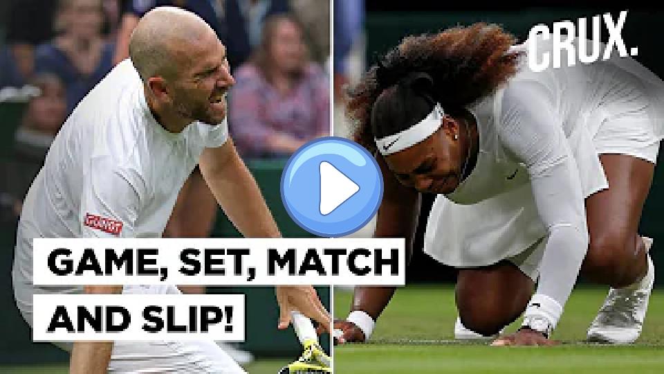 Play video: Wimbledon Defends 'Slippery' Courts Despite Serena Williams and Adrian Mannarino Injuries Video thumb: Wimbledon Defends 'Slippery' Courts Despite Serena Williams and Adrian Mannarino Injuries