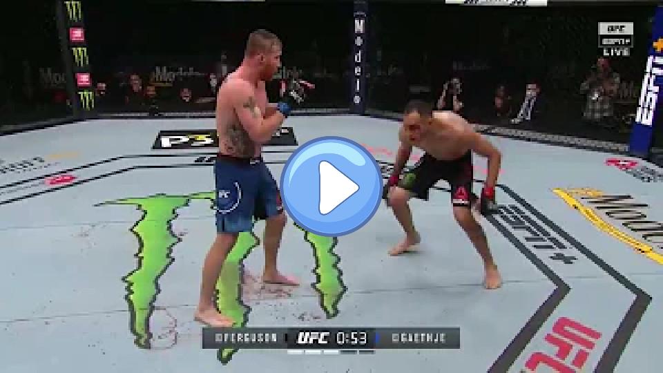 Play video: Tony Ferguson practices Kung Fu and uses unconventional tactics like throwing sand at Justin Gaethje - Breakdown Video thumb: Tony Ferguson practices Kung Fu and uses unconventional tactics like throwing sand at Justin Gaethje - Breakdown