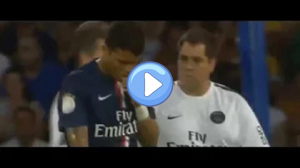 Play video: Thiago Silva Injury Against Napoli Video thumb: Thiago Silva Injury Against Napoli