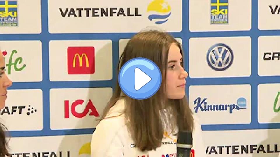 Play video: Ebba Andersson receives advice from the stars: Video thumb: Ebba Andersson receives advice from the stars: