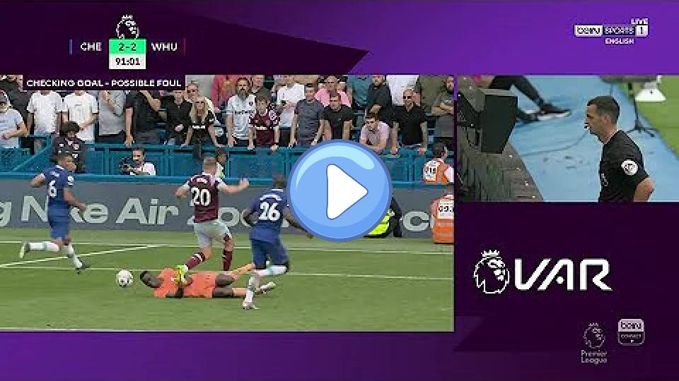 Play video: Édouard Mendy Faking Injury Causes West Ham GOAL to be Disallowed | VAR Controversial Decision! Video thumb: Édouard Mendy Faking Injury Causes West Ham GOAL to be Disallowed | VAR Controversial Decision!