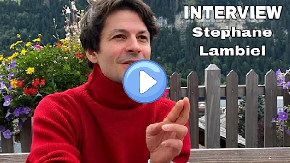 Play video: New Interview with Stéphane Lambiel: Video thumb: New Interview with Stéphane Lambiel: