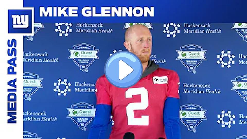 Play video: Mike Glennon on Starting for Injured Daniel Jones vs. Dolphins | New York Giants Video thumb: Mike Glennon on Starting for Injured Daniel Jones vs. Dolphins | New York Giants