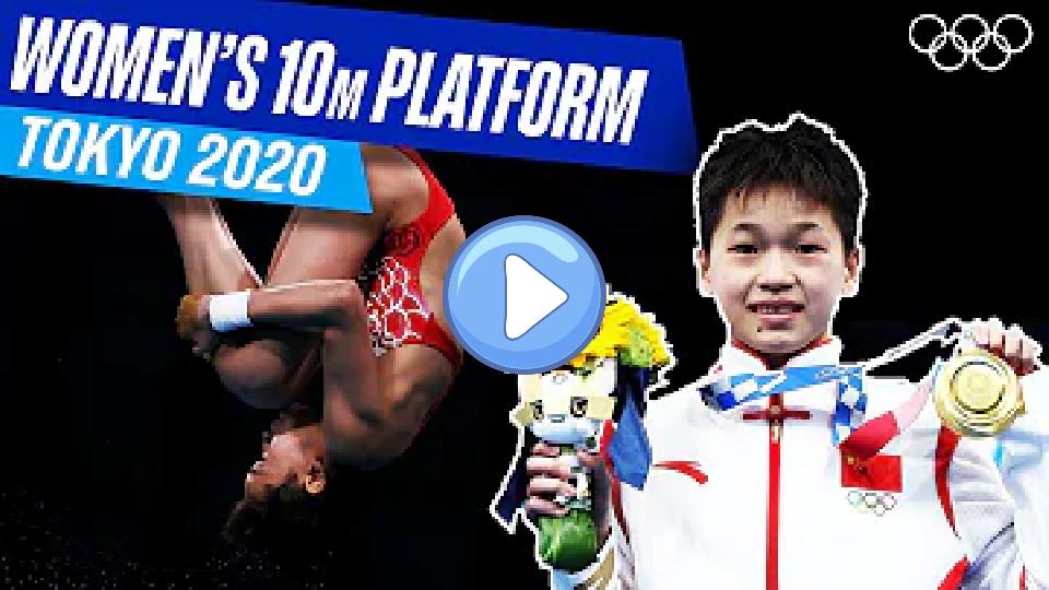 Play video: 14-year-old Quan Hongchan makes Olympic history! | FULL Women's 10m Platform 💦 | Tokyo 2020 Video thumb: 14-year-old Quan Hongchan makes Olympic history! | FULL Women's 10m Platform 💦 | Tokyo 2020