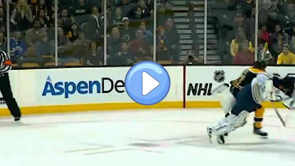 Video thumb: Milan Lucic Hits Ryan Miller [HD] {Dual-Feed}