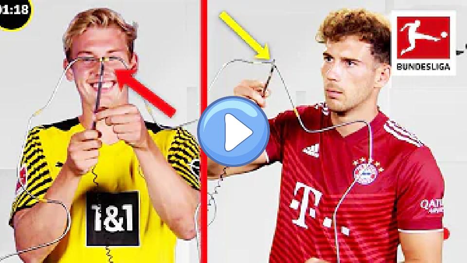 Play video: Leon Goretzka vs. Julian Brandt - Buzz Wire Challenge Video thumb: Leon Goretzka vs. Julian Brandt - Buzz Wire Challenge