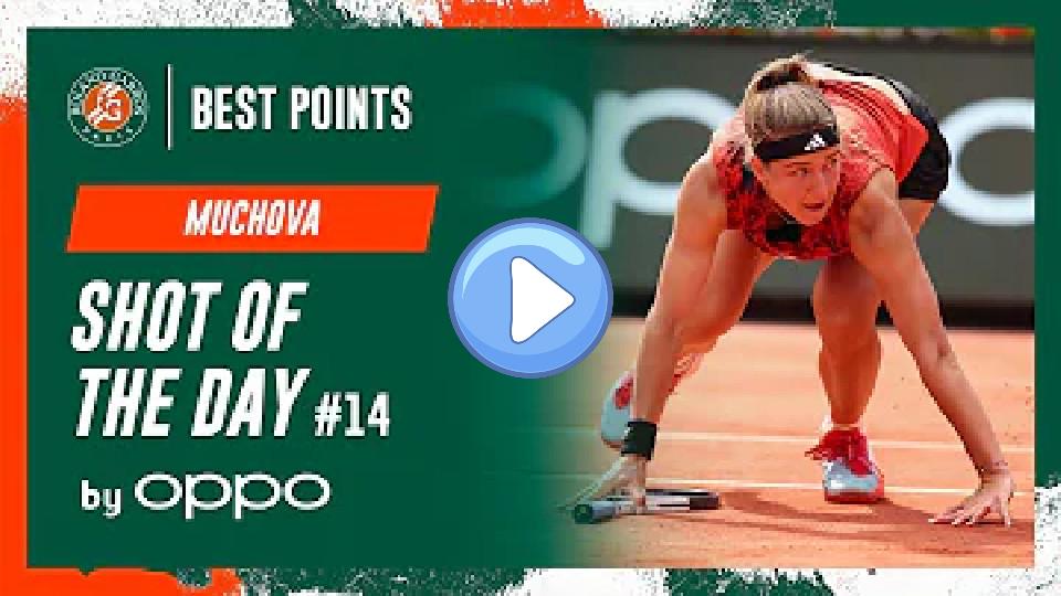 Play video: Shot of the Day #14: Karolina Muchova | Roland-Garros 2023 Video thumb: Shot of the Day #14: Karolina Muchova | Roland-Garros 2023