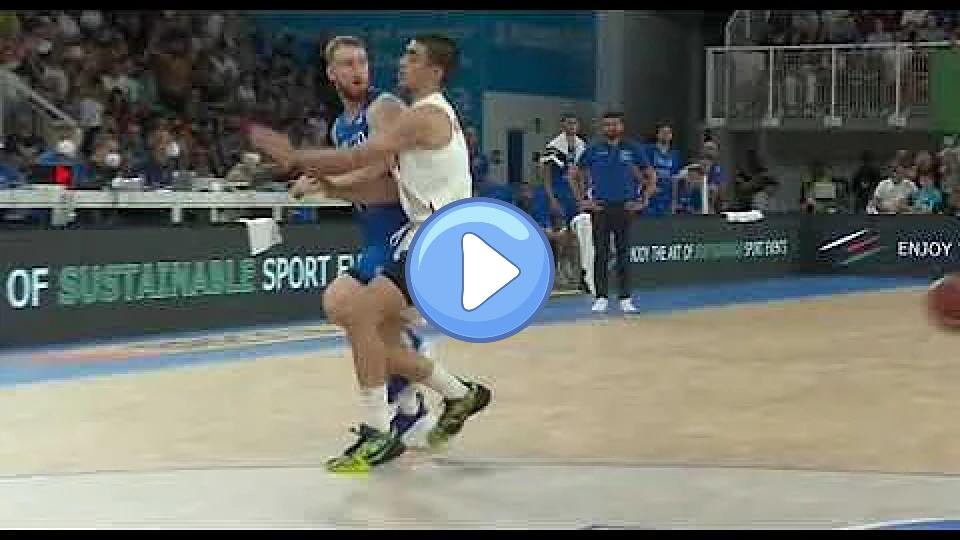 Play video: Danilo Gallinari appears to suffer a non-contact knee injury on this play. Video thumb: Danilo Gallinari appears to suffer a non-contact knee injury on this play.