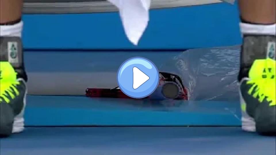 Play video: John Isner: Racquet Destruction - Australian Open 2015 Video thumb: John Isner: Racquet Destruction - Australian Open 2015