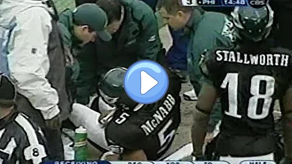 Play video: Donovan McNabb Tears ACL (2006) Video thumb: Donovan McNabb Tears ACL (2006)