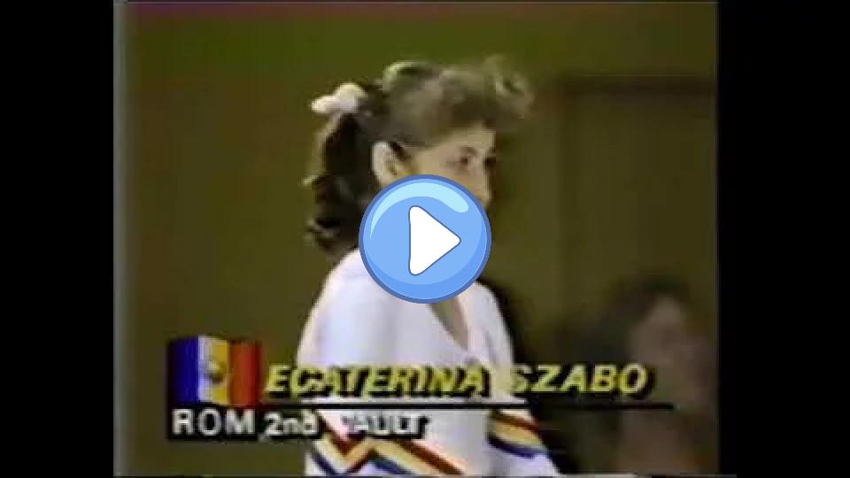 Play video: Ecaterina Szabo (ROM) Vault - 1984 Olympics Los Angeles Event Final Video thumb: Ecaterina Szabo (ROM) Vault - 1984 Olympics Los Angeles Event Final