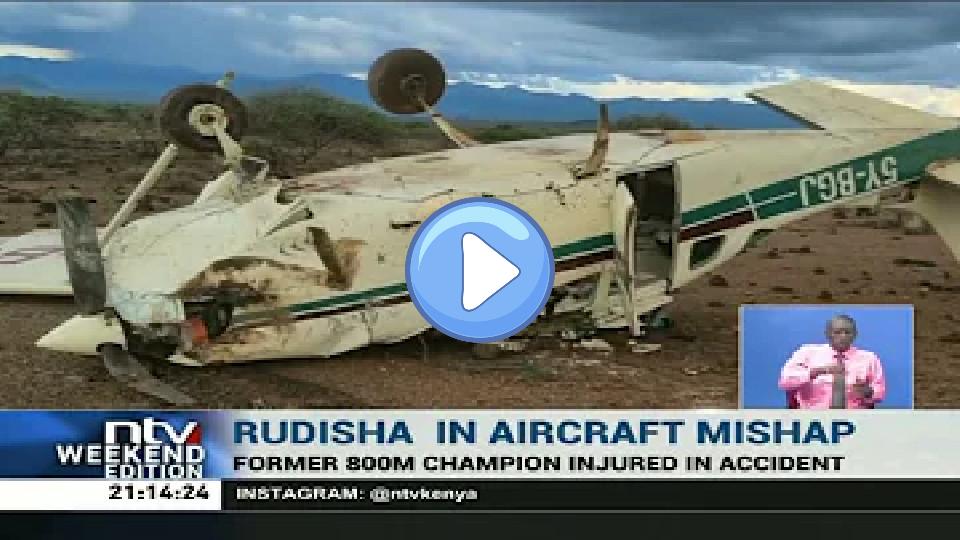 Play video: Olympian David Rudisha injured in aircraft mishap Video thumb: Olympian David Rudisha injured in aircraft mishap