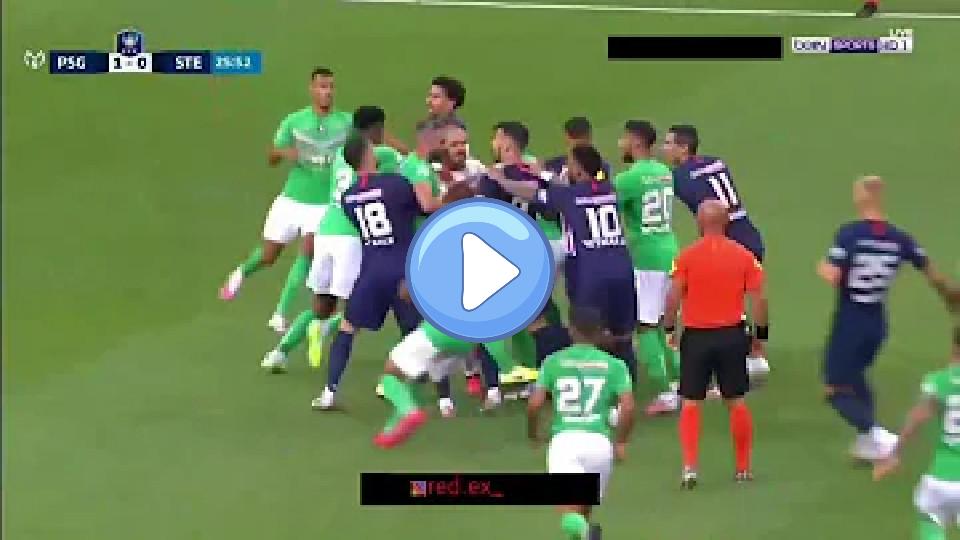 Play video: PSG vs St Etienne fight scene 💥 | Mbappe injury | PSG vs St Etienne | 25-07-2020 Coupe de France Final | Video thumb: PSG vs St Etienne fight scene 💥 | Mbappe injury | PSG vs St Etienne | 25-07-2020 Coupe de France Final |
