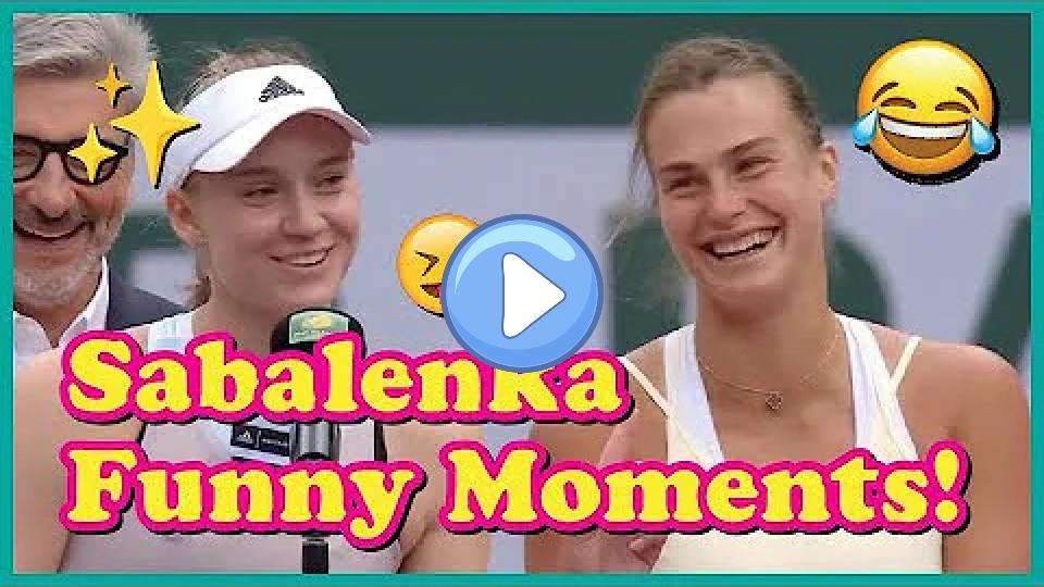 Play video: Aryna Sabalenka's Funny Moments! 🐯😝 Video thumb: Aryna Sabalenka's Funny Moments! 🐯😝