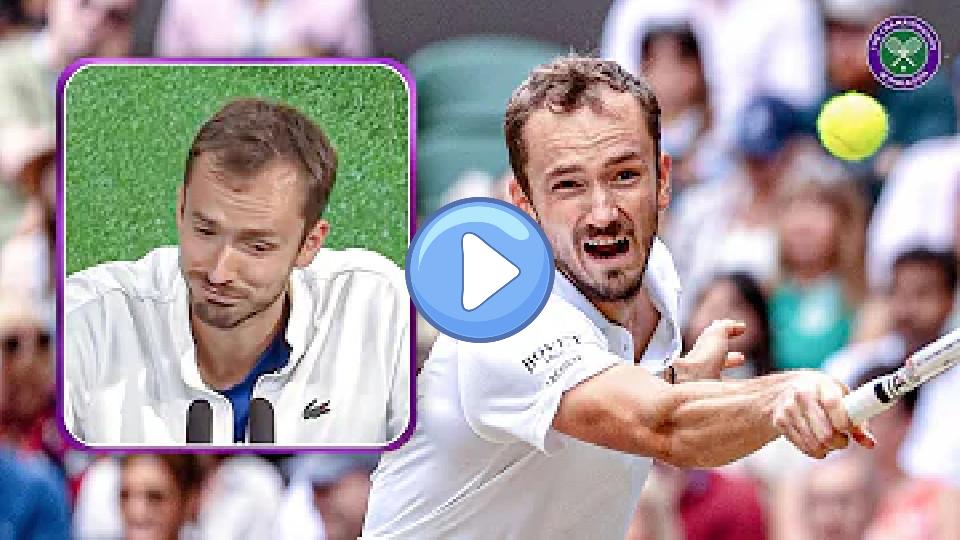 Play video: What Went Wrong | Daniil Medvedev | Semi-final Post-match Press Conference | Wimbledon 2024 Video thumb: What Went Wrong | Daniil Medvedev | Semi-final Post-match Press Conference | Wimbledon 2024