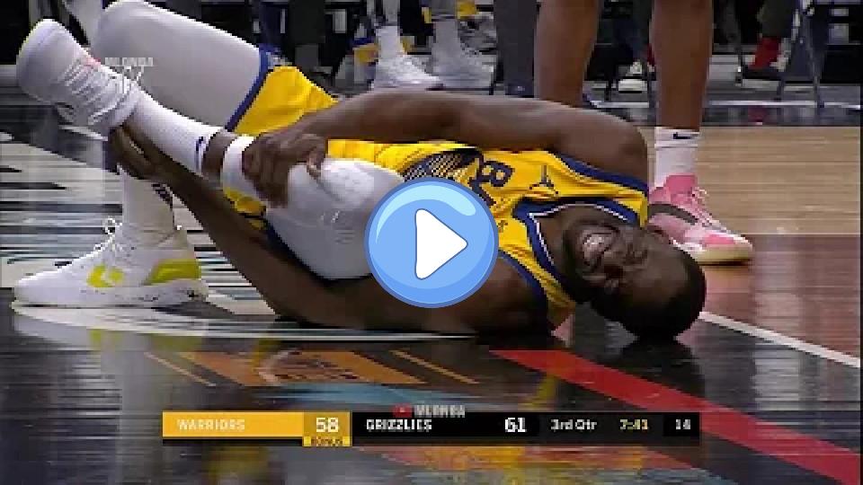 Play video: Draymond Green rolled his ankle and immediately went down in pain during the Warriors vs. Grizzlies game. Video thumb: Draymond Green rolled his ankle and immediately went down in pain during the Warriors vs. Grizzlies game.
