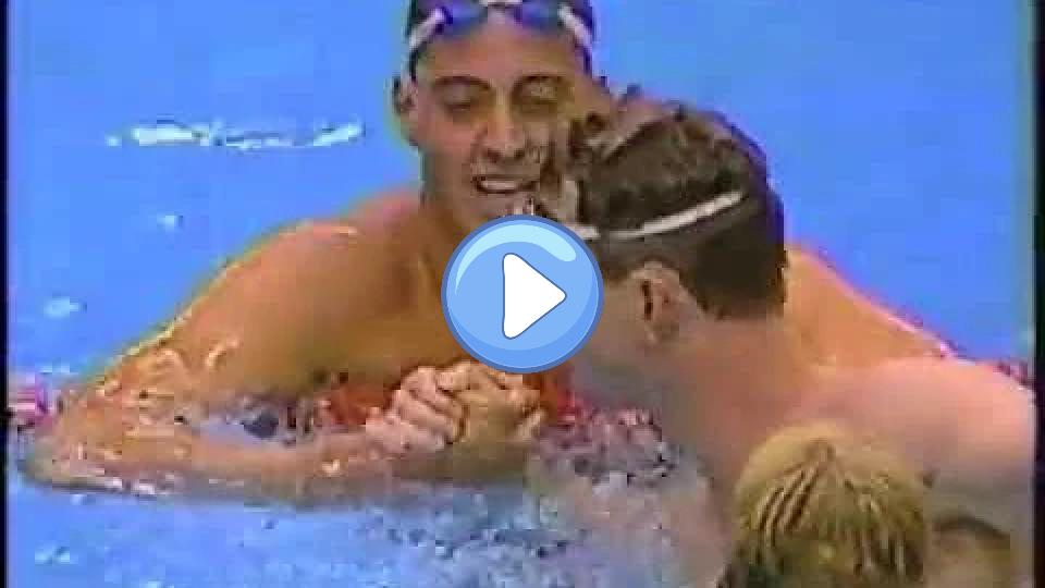 Play video: 1988 Olympic Games - Swimming - Men's 200 Meter Freestyle - Duncan Armstrong, AUS Video thumb: 1988 Olympic Games - Swimming - Men's 200 Meter Freestyle - Duncan Armstrong, AUS