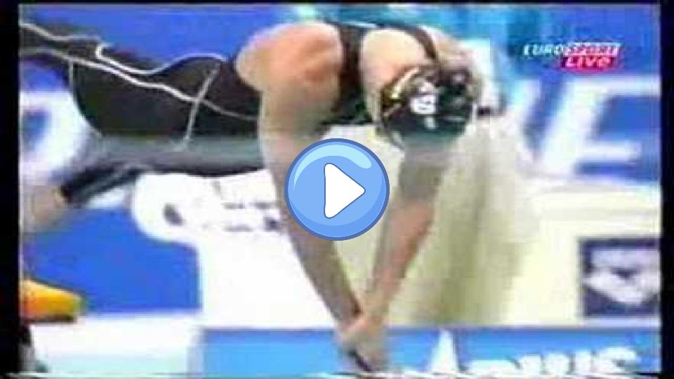 Play video: Inge de Bruijn track start Video thumb: Inge de Bruijn track start